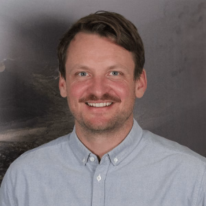 Innendienstmitarbeiter und Umweltingenieur Felix Hopp